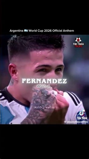 Argentina 🇦🇷 World Cup Anthem #fifaworldcup #worldcup2026 #tikitakatalks #messi #messiskills