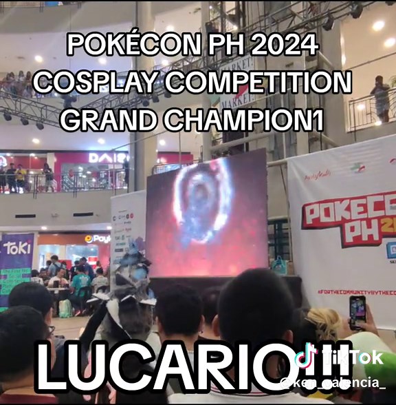 PokéConPH Cosplay Competition Grand Champion - LUCARIOOO!! *Watch until the end! Congrats! #pokemontiktok #pokemonfyp #pokemonedit #pokeconph2024 #pokemoncosplay #lucario