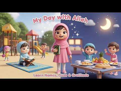 My Day with Allah – Islamic Kids Activities | Quran, Namaz, Dua for Children