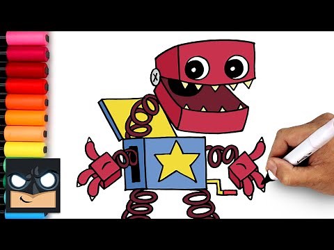 How To Draw Boxy Boo | Poppy Playtime