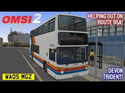 OMSI 2: Helping out on the last 95a (+ Depot Run!) | Lincolnshire v4 | Trident ALX400 | WA05 MGZ