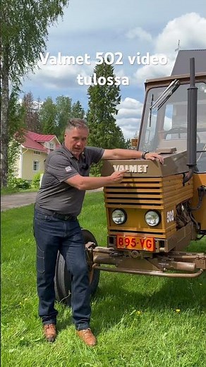Valmet 502 esittelyvideon kuvaukset ovat juuri nyt meneillään.