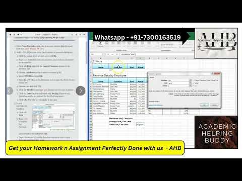How to Complete Excel Ch 6 Pause & Practice 6-1 | SIMnet