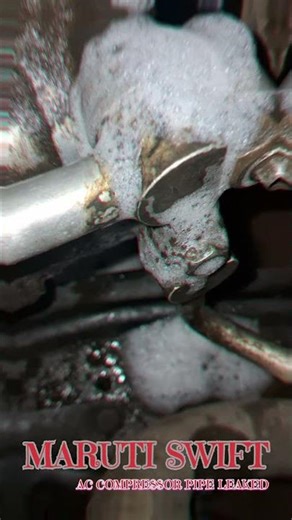 AC GAS LEAKAGE TESTING 📍#autoelectrical #subscribe #shortvideo #compressor #car #tools #reels