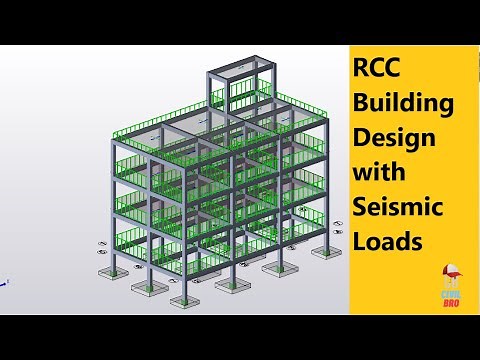 Complete RCC Building Design with Seismic Load in Tekla Structural Designer