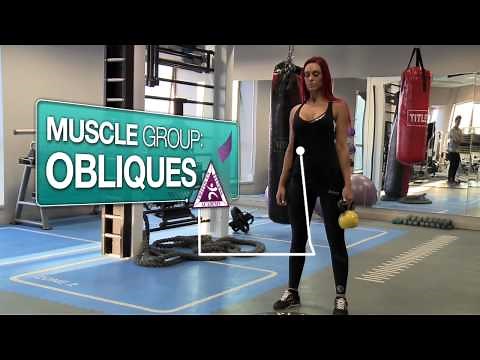 Standing Dumbbell Oblique Crunch