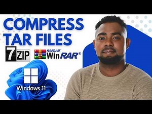 How to Compress TAR Files on Windows | Easy 7-Zip & WinRAR Tutorial