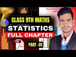 Class 9 Maths Statistics Chapter 12 | Part-1 One Shot | Score Full Marks 🔥