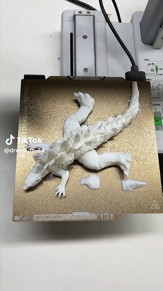 Evolving Godzilla: A 3D-Printed Transformation