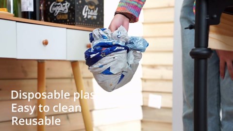 Breling 3 Pieces Graduation Tablecloths Congrats Grad Graduation Party Table Cover Decorations Congrats Grad Tablecloth for Class of 2025 Congratulations (Navy Blue)