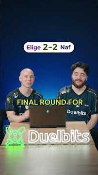 EliGE was the CLEAR WINNER while NAF was just guessing it all! 👑😏 #duelbits #LiquidCS #cs2 #csclips