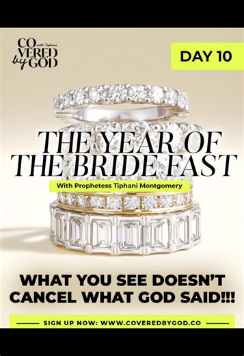 [DAY 10 OF 25] WHAT YOU SEE DOESN’T CANCEL WHAT GOD SAYS!!! Enter your email here to join #THEYEAROFTHEBRIDE fast: www.THEYEAROFTHEBRIDEFAST.com #TYOTB