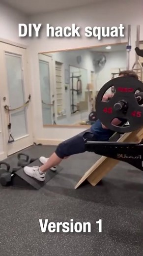 DIY Hack Squat Progression by David Evans