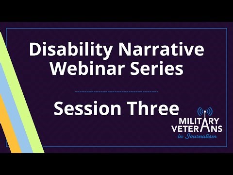 Disability Narrative Webinar Series: Session Three