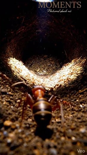 Inside an Ant’s World – Tiny Camera Reveals the Secret Colony #reels #short