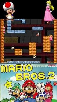 Super Mario Bros 2 World 3-3 #supermario #supermariobros #snes #nintendo #mario #shorts #smb2