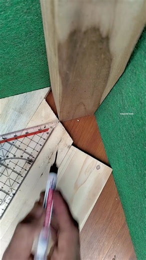 7.3K views · 18 reactions | Measuring the corner pieces of wood #Woodworking Tips #Woodwork #DIY woodworking | Carpenter Tricks | Facebook