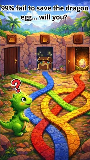 Only 1% Can Save the Dragon Egg! | Insane Fantasy Maze #trending #trendingshorts #foryou #shorts