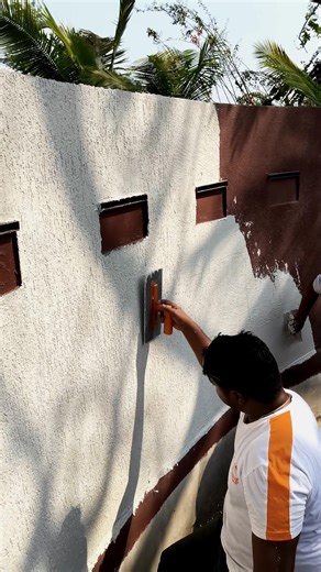 New Plus Minus Rustic Texture Design By Berger Paints #walldesign #texture #rustic #shorts