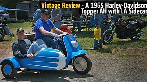 Vintage Review - A 1965 Harley-Davidson Topper AH with LA Sidecar