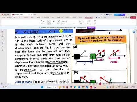 Work Done From Force Displacement Graph | Physics Class 11 Chapter 5 | NBF | Federal Board FBISE