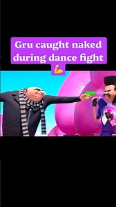 Gru got CAUGHT NAKED during a dance battle?! 💀😭|| Despicableme3(2017)