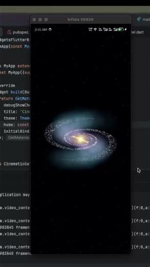 Advanced Galaxy Simulation in Flutter | No Game Engine