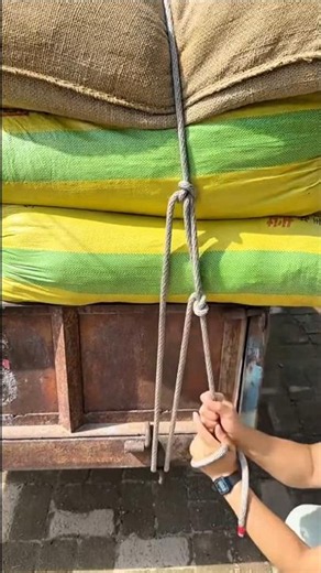 Strongest Way To Tie Down Loads — Never Slips Or Loosens! #handyhacks #survival #knottying #knot