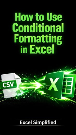 Excel Tips & Formulas on Instagram: "Tired of manually formatting Excel data? ⚡ Use conditional formatting to highlight data automatically! Save and follow @excelsimplifi_ed for daily Excel tips. (Excel, Shortcuts, Tips and tricks, growth, spreadsheets, productivity, Ctrl,) #spreadsheets #googlesheets #productivity #finance #excel Which Excel conditional formatting rule do you use the most?"