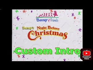Barney's Night Before Christmas Custom Intro