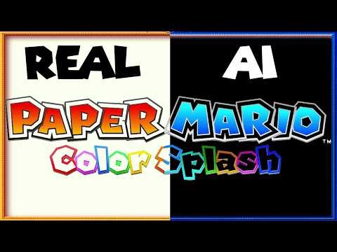 A Fearsome Foe - Paper Mario Color Splash, But Ai Makes An Origami King Remix