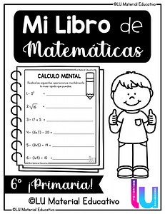 📕Mi Libro de Matemáticas 6° Primaria ⭐$135 MXN. 💬Escribe "Mate6" 🎲 INCLUYE: números y operaciones, geometría, potencias, raíces cuadradas y problemas aplicados 🎁ÚNETE AL GRUPO DE GRATUITOS🎁 https://chat.whatsapp.com/IppjPFSx5RXDnk4tHDkKdz ⭐SIGUE NUESTRAS REDES SOCIALES⭐ ✅ https://www.facebook.com/LUMaterialEducativo2 💬 https://chat.whatsapp.com/BJGo0f5knor3fsz0FkrC0b #lumaterialeducativo #matematicas #primaria #aprendizaje | LU Material Educativo II