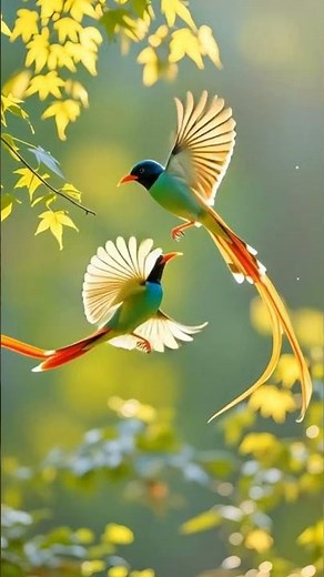 Colorful Birds in Slow Motion 🐦✨ | 4K Wildlife Photography Cinematic