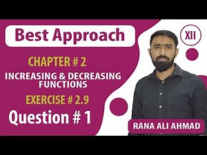 2nd Year || Chapter # 2 || Differentiation