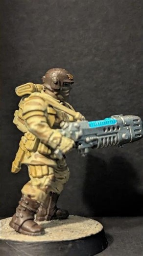 cadian plasma! #miniaturepainter #warhammer #trending #imperialguard #imperiumofman