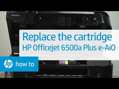 Replace the Cartridge | HP Officejet 6500a Plus e-All-in-One Printer (E710n) | HP