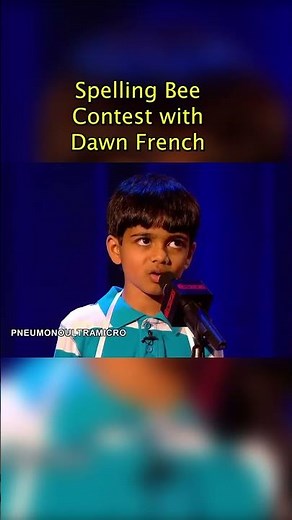 Spelling Bee Contest with Dawn French🐝 #talentshow #littlebigshots #spellingbee