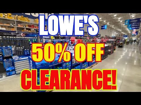 Lowe's Tool Deals 50% off Clearance
