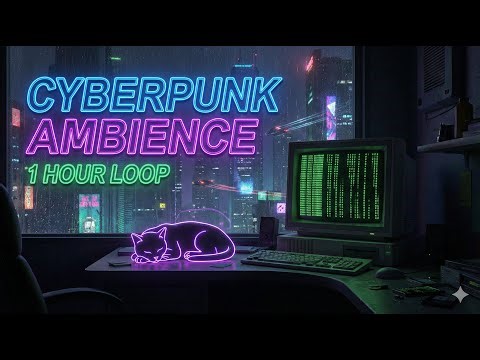 Neon Grind: Hacking the Mainframe 💾 Dark Cyberpunk Synthwave for Deep Coding & Focus
