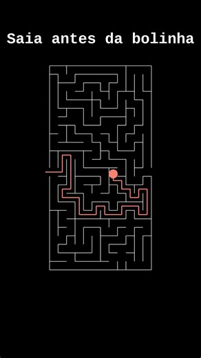 Pare e Tente Resolver Esse Labirinto 😏