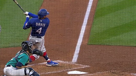 Khris Davis' sacrifice fly