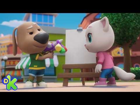 Art Day is in danger | Talking Tom Heroes: The Superpowered Ones | DK Latin America