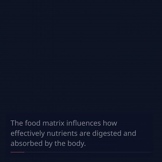Understanding the Food Matrix: Impact on Nutrition and Health