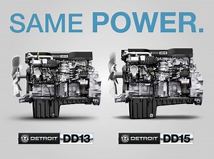 Whether you choose the #DD13 or the #DD15 on the Integrated Detroit Powertrain, you'll get an exclusive 400 hp/1750 lb-ft power rating. http://bit.ly/2nlo5Wu | Demand Detroit