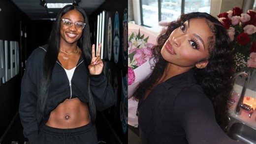 Dijonai Carrington Keeps Jackie Young Romance Buzz Alive with LeBron James Reference | College Sports Network