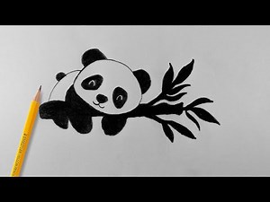 آموزش نقاشی پاندا | نقاشی پاندای کونگ‌فو | نقاشی ساده | آموزش نقاشی دخترانه | آموزش نقاشی کیوت
