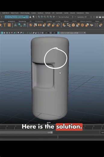 Fix Messy Bevel Corners in Maya in 15 Seconds! 🔥