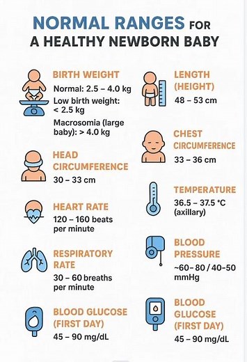 Normal Newborn Vital Signs & Measurements | Birth Weight, Heart Rate, Temperature