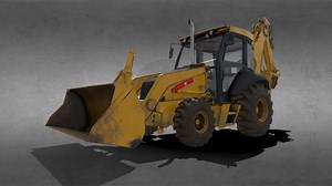 Backhoe - Buy Royalty Free 3D model by Phil Rivera (@philrivera)