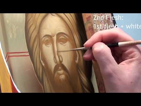 Iconography Tutorial: Painting the Face of Christ